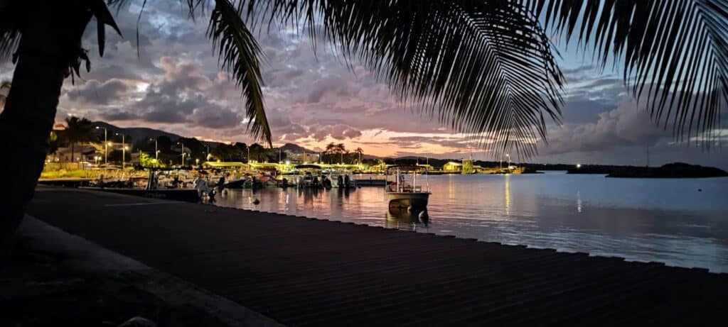 Port de pêche de sainte rose